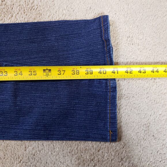 True Religion Women Jeans 33 Billy Bootcut Hindu God Durga Embroidered Flap - Picture 13 of 14